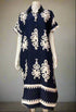 Ladies Casual Collar Down Short Sleeves Shirt Dress